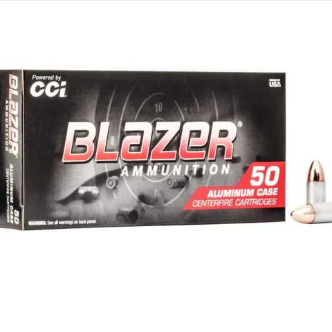 CCI Blazer Aluminum 9mm Luger 115 gr. FMJ 1145 fps