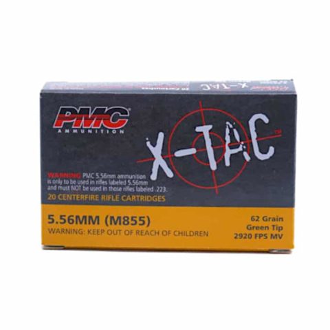 PMC X-TAC5.56x45mm Ammunition 62 Grain Full Metal Jacket