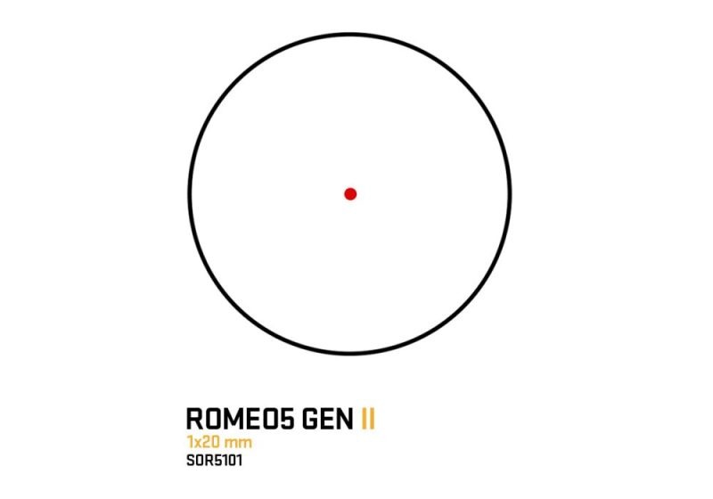 Sig Sauer Romeo5 Gen II 1x20MM 2 MOA Reflex Red Dot Sight Optic - Image 2