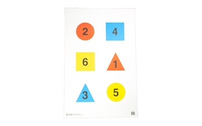 Action Target Discretionary Command Training Target V2-A, 23" x 35", 100 Per Box DT-2A-100