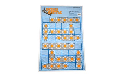 Action Target Ocean Battle Target, Multi Color, 23"x35", 100 Per Box GS-OCEAN-100