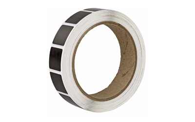 Action Target PAST/BK, Target Pasters, 7/8" Square Bullet Hole Repair Paster, Black, 1000 Per Roll PAST/BK