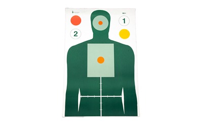 Action Target MN Center for Criminal Justice Advanced Skill Builder Target, Multi Color, 23"x35", 100 Per Box SB-1-100