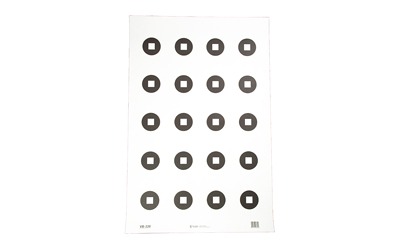Action Target Military 3" Aimpoint Dot Training Target, Black and White, 23"x35", 100 Per Box VB-320-100