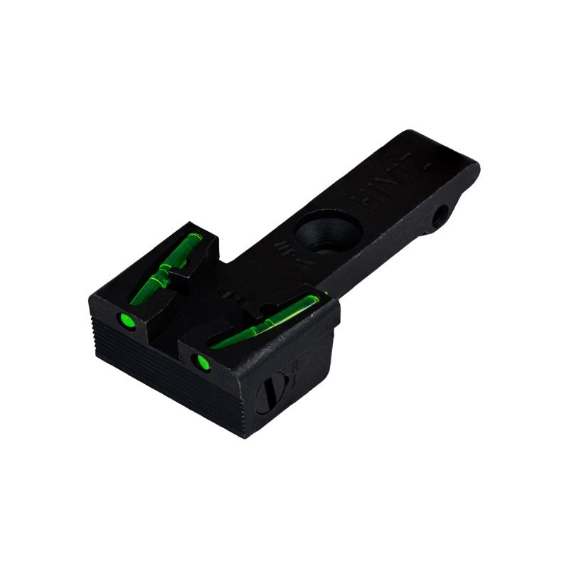 HIVIZ ADJ REAR SIGHT RUG RVLVR GR/RD